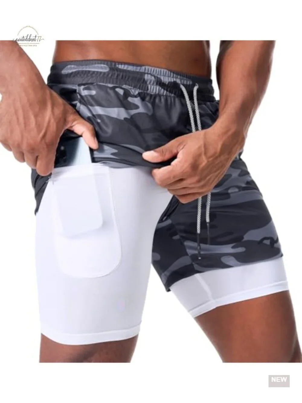 Men's 2-in-1 Running Shorts with Liner 7